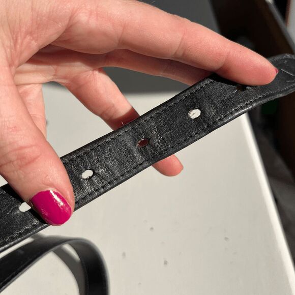 Noble Outfitters x Clever with Leather Black Belt 1โ Snap Buckle M - Picture 7 of 10